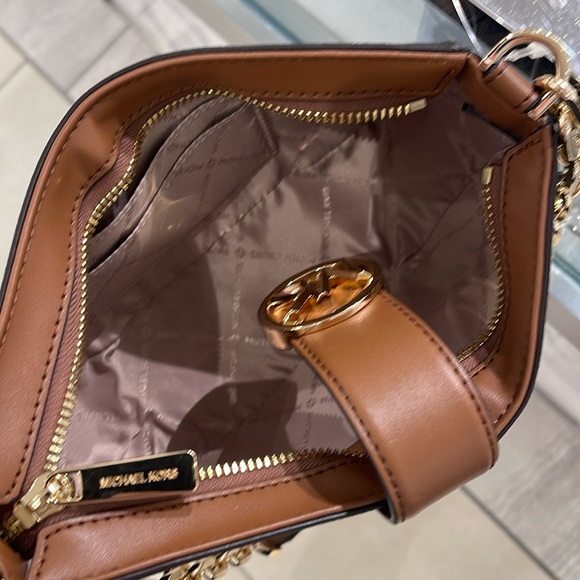 Michael Kors Carmen Small Logo Shoulder Pouchette Bag in Brown
NWT - Picture 10 of 16